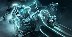 Disney Tron Legacy Art Work by Daniel Simon