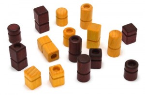 Les 16 pièces de Quarto. Comptez-les, vérifiez-les : il n'y en pas deux pareilles.