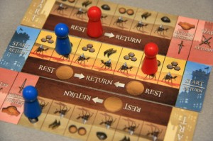 route commerciale normale et alliée (en bleu)