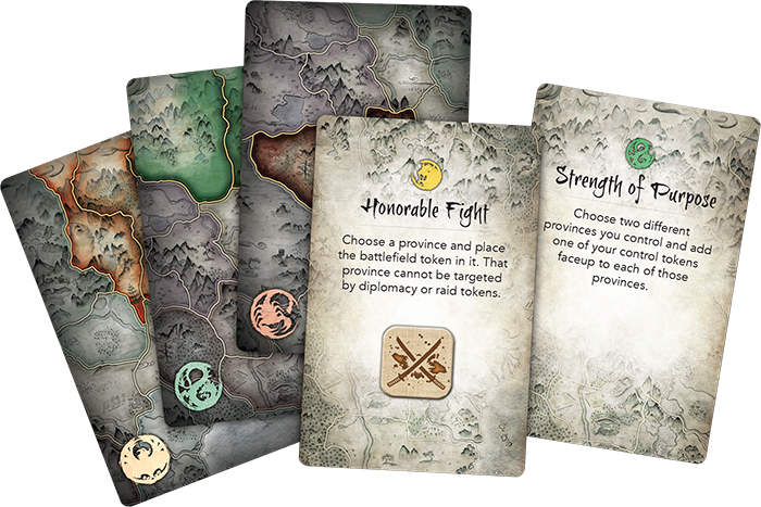 Battle for Rokugan boite cartes