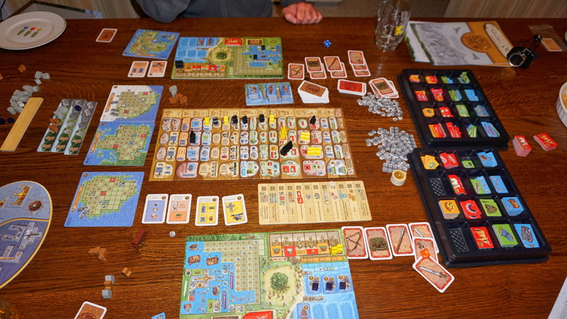 Le plateau des actions