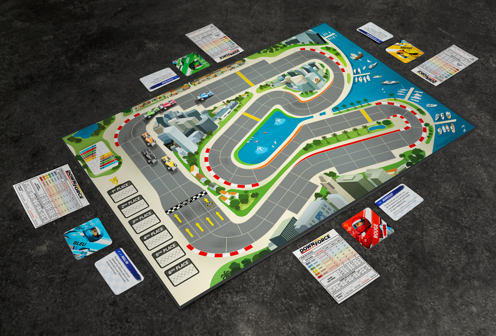 Downforce plateauJeu de societe-ludovox
