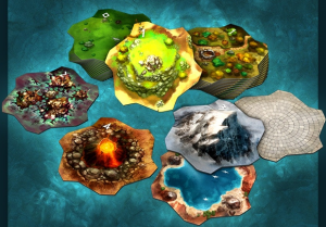 Monumental Exemple de Tuiles Terrain