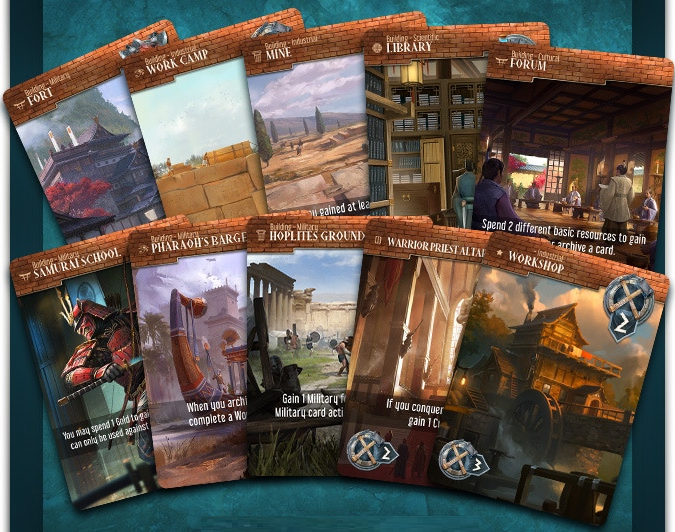 Monumental Exemple de cartes batiment