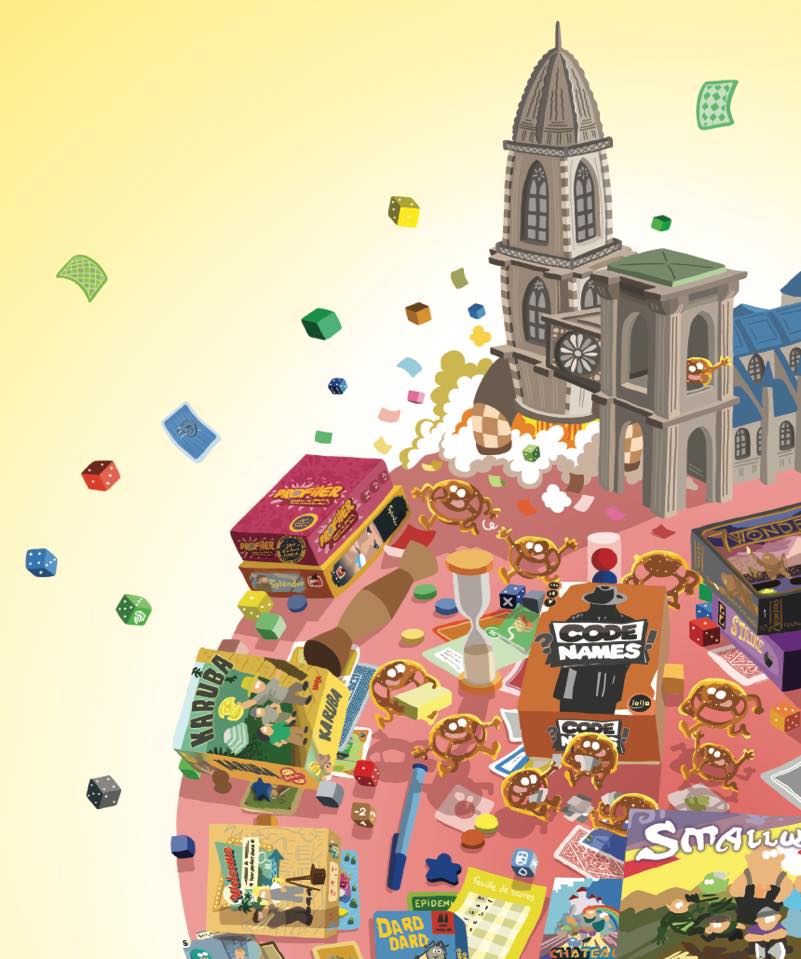 bretzels et des jeux affiche jeux