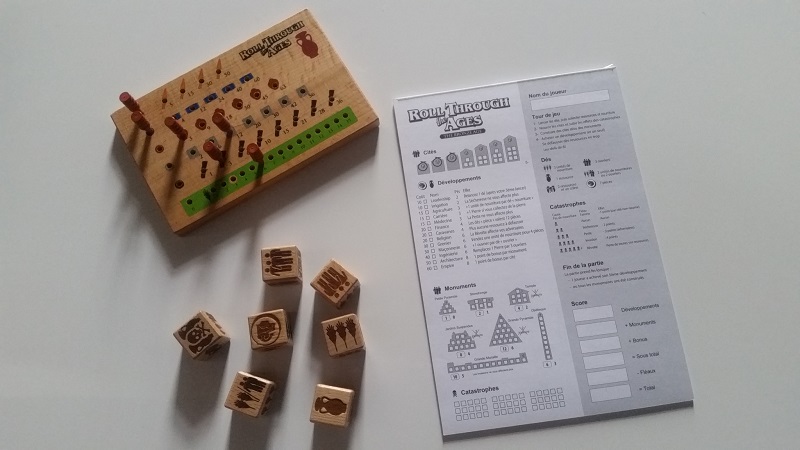 roll through the ages matériel(1)