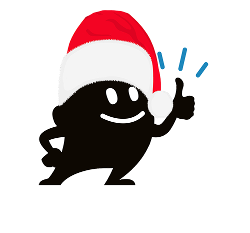 LUDOBOY-pouce-en-l-air-sur-fond-blanc-avec-bonnet-de-noel