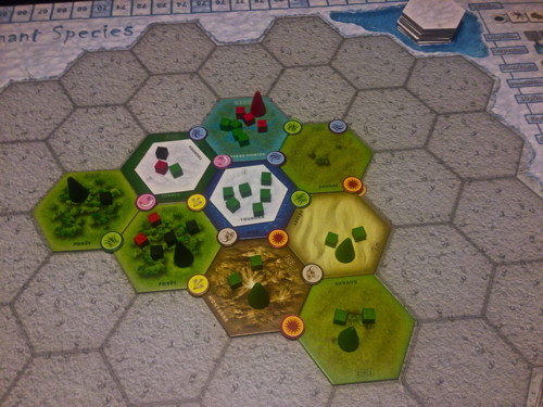 Mise en place de départ