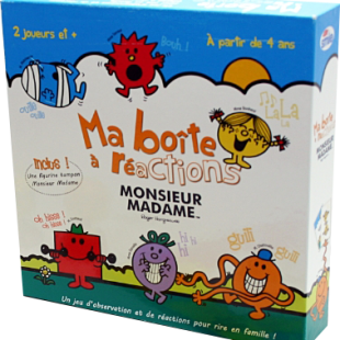 Ma boite à réactions Monsieur Madame