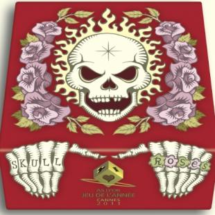 Skull & Roses Red