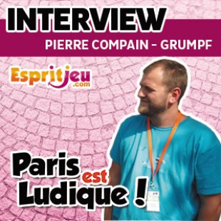 Paris Est Ludique 2015 – Interview Pierre Compain – Auteur de Grumpf