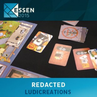 Essen 2015 – jeu Redacted – Ludicreations – VOSTFR