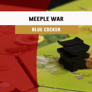 Cannes 2016 – jeu Meeple War – Blue Cocker – VF