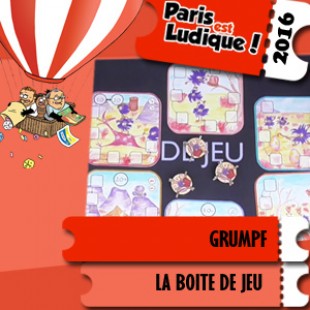 Paris est ludique 2016 – Jeu Grumpf – La boîte de jeu – VF