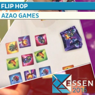 ESSEN 2016 – JEU FLIP HOP – AZAO GAMES – VF
