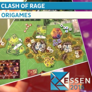ESSEN 2016 – JEU CLASH OF RAGE – ORIGAMES – VF