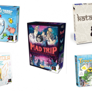 Trouv’tout, Mad trip, Kontour, Dard Dard et Katarenga chez Gigamic