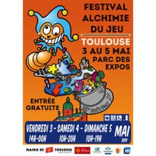 Alchimie du jeu à Toulouse : 18e édition  [3, 4 et 5 mai]