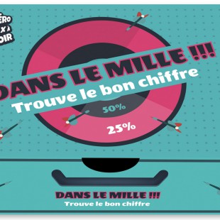 Dans le mille