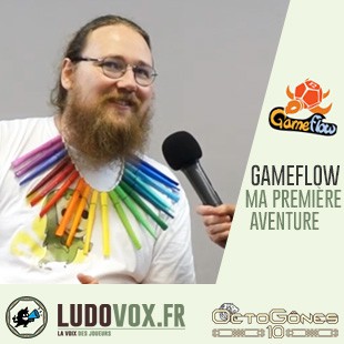 Octogones 2019 – Roméo Hénnion de Gameflow : collection « Ma première Aventure »