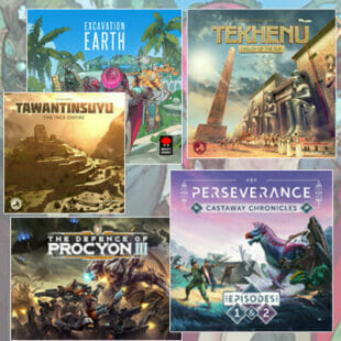 DAVID TURCZI : The Defence of Procyon 3, Excavation Earth, Tekhenu, Tawantinsuyu