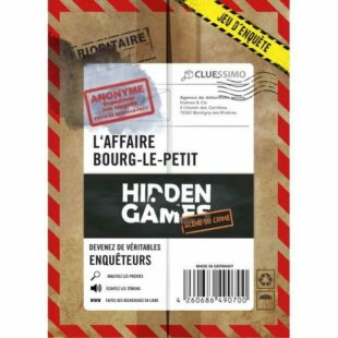 L&rsquo;Affaire Bourg-Le-Petit : Affaire 1 – Hidden Games