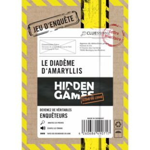 Hidden Games Le Diadème d&rsquo;Amaryllis : affaire 2