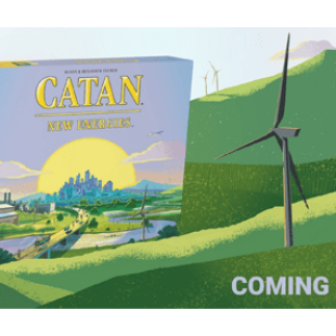 Catan revient version verte, illustrée par Ian O’Toole
