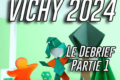 Debrief Salon des jeux Vichy 2024 (1) : Toriki, Cachamot, Duck & Cover, Présages, Babylon, Happy Mochi