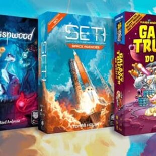 CGE annonce Wispwood et du neuf pour SETI, Galaxy Trucker et Narak