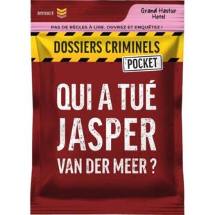 Dossiers Criminels Pocket 3 : Qui a tué Jasper Van Der Meer ?