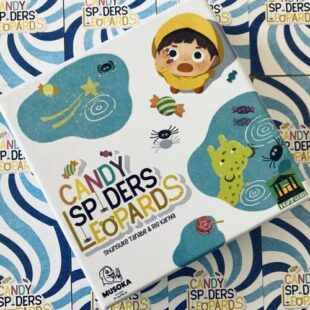 Candy Spiders Léopards, jeu de pli tombé du ciel