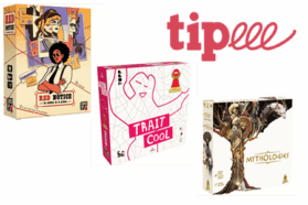Tipeee | Soutenez Ludovox et gagnez 3 jeux ! (Red Notice – Trait Cool – Mythologies )