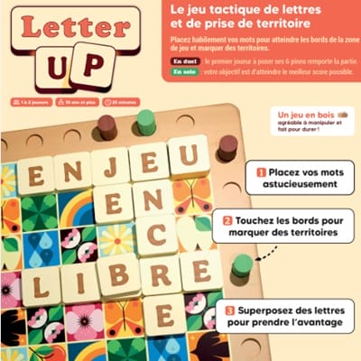 Letter up : le retour  du chevalet  blanc
